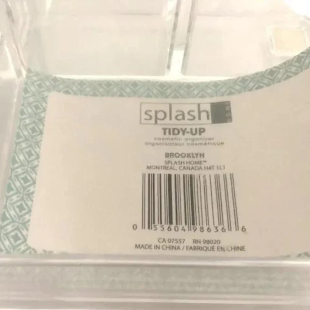 Splash Tidy Up Acrylic Makeup Organizer